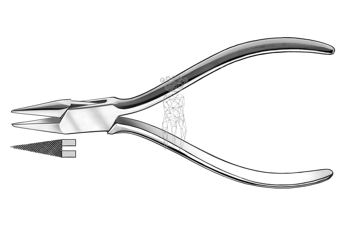Spitzzange, gerieft RS – Carl Martin, Laboratory Pliers