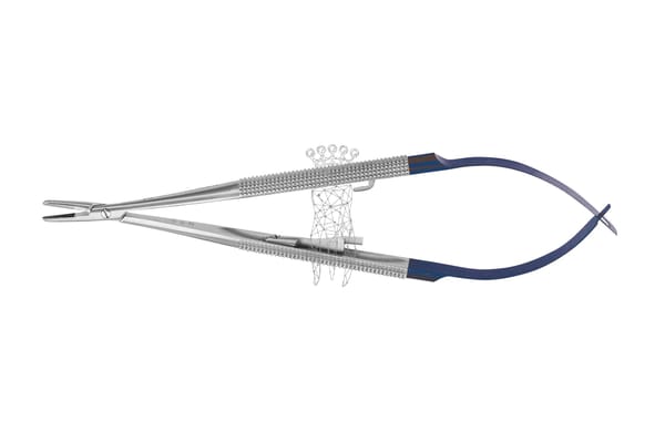 Nadelhalter Barraquer 18cm RH mit Rundgriff