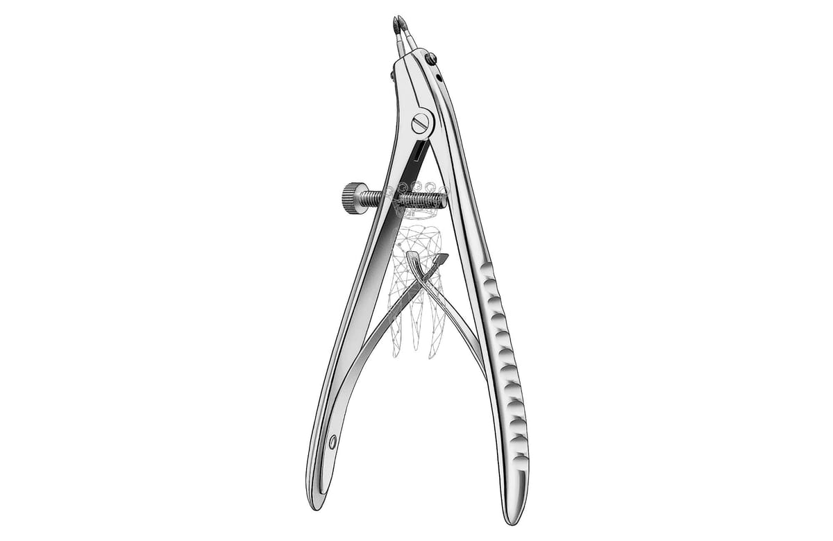 Teleskopkronenzange mit auswechselbaren FG-Diamanten – Carl Martin, Crown Cutters, Amalgam Removers