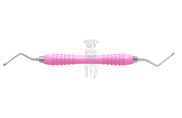 Scharfer Löffel Hemingway oval 2.0/3.0mm Colori-Silicon
