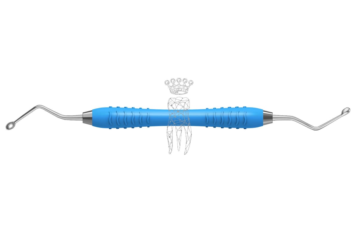 Scharfer Löffel Hemingway oval 3.5/5.5mm Colori-Silicon – Carl Martin, Sonstige Füllungsinstrumente