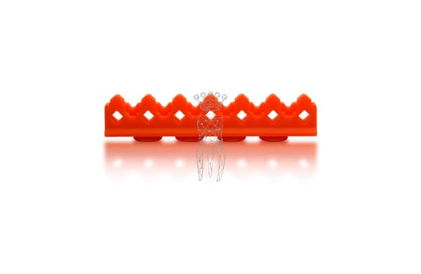 Silikon Auflage f. 3029-S + CLIP-S 6 Instrumente - orange