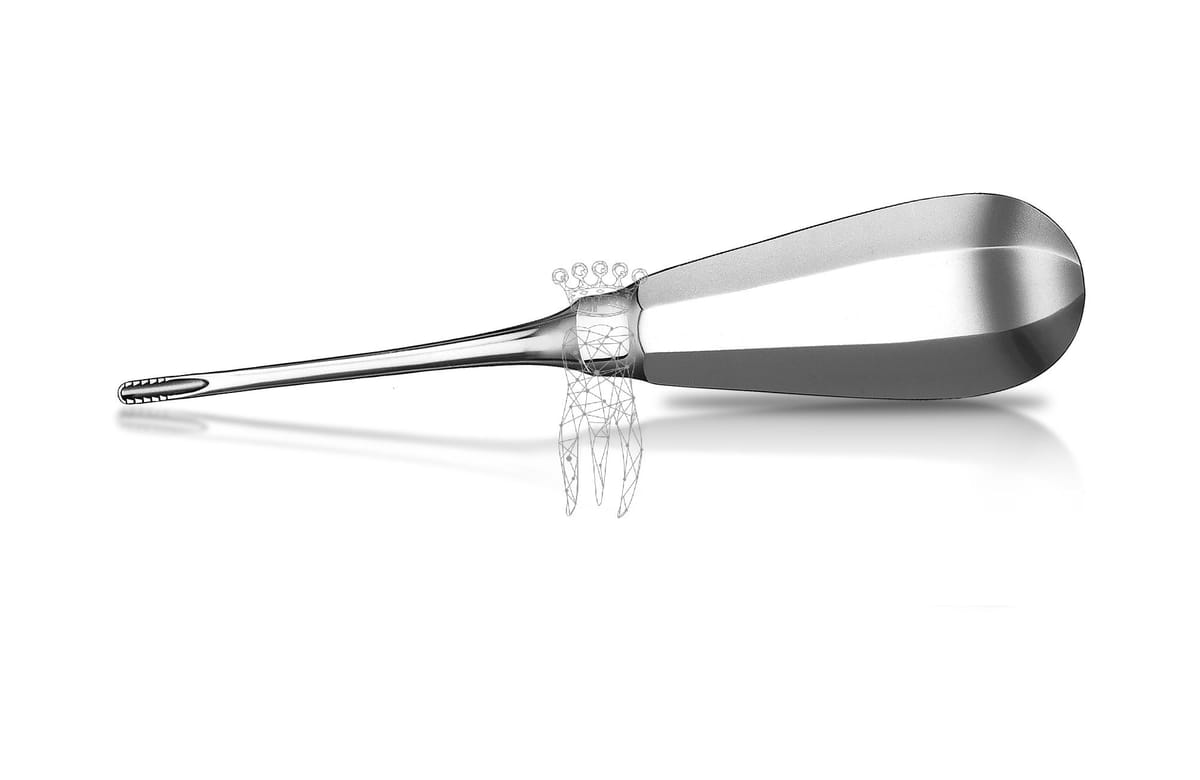 Wurzelheber Lindo/Levien 3.5mm mit feiner Zahnung – Carl Martin, Wurzelheber