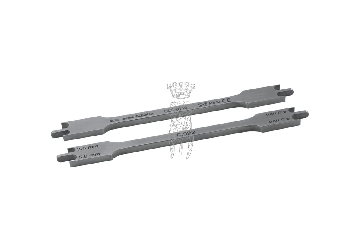 Bracket-Positionierer .018" slots 3.5 / 4.0 / 4.5 / 5.0mm – Carl Martin, Sonstige Instrumente