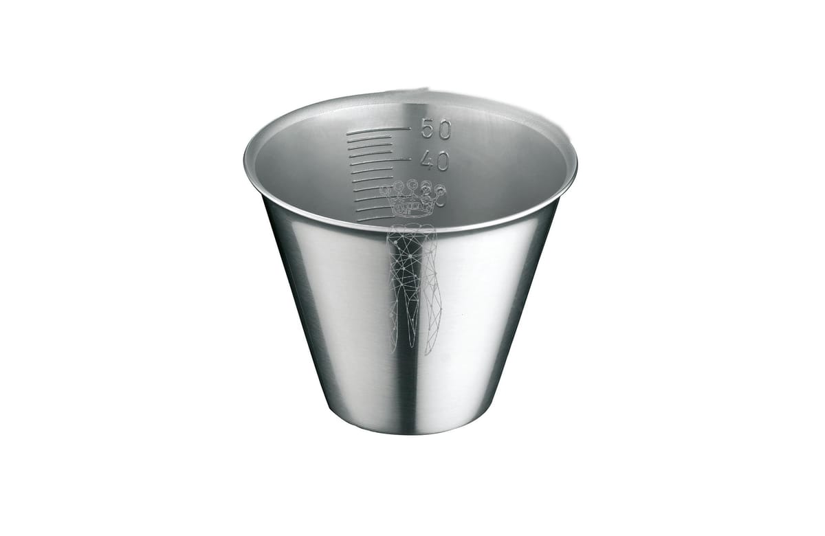 Medizinbecher Edelstahl 50ccm Boden Ø 30mm - Top Ø 55mm - Höhe 48mm – Carl Martin, Trays, Sterilization Containers and Accessories