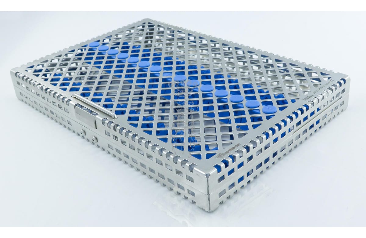 Steri-Wash-Tray 280x190x34mm Silikone hellblau – Carl Martin, Trays, Sterilcontainer und Zubehör
