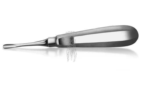 Luxationsinsinstrument gebogen 5.0mm