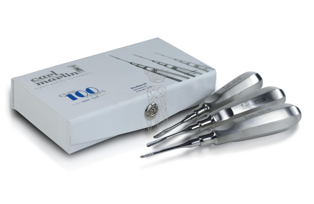 Wurzelheber 3er Set BECK 2.8 - 3.5 und 4.0mm – Carl Martin, Wurzelheber