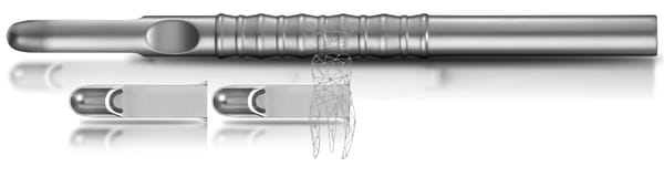 Knochenschaber gerade + 2 Ersatzklingen LiquidSteel