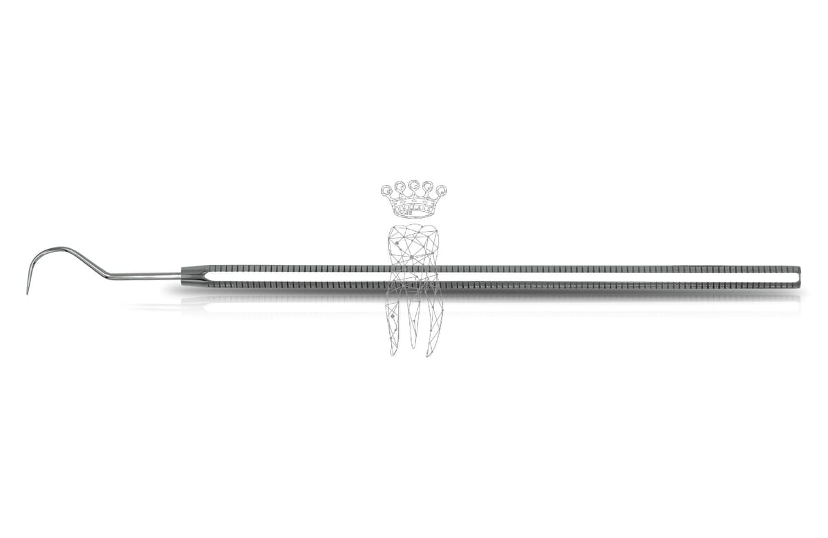6er SET Zahnsonden Standard Okta-Griff – Carl Martin, Explorers