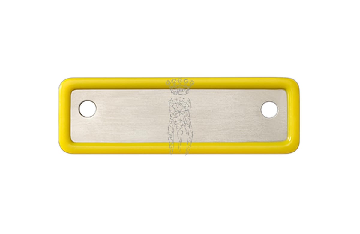 Kennzeichnungsschild gelb für Steri-Wash-Trays 3029 – Carl Martin, Sterilization Accessories