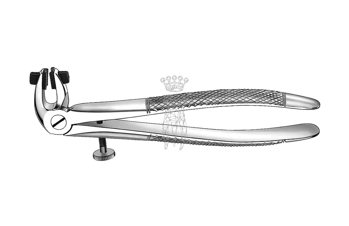 Kronenabnehmezange Unterkiefer – Carl Martin, Extraction Forceps Lower Jaw