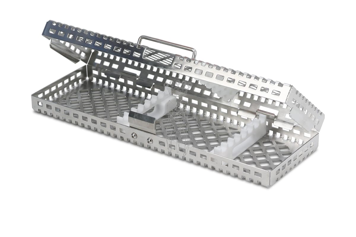 Steri-Wash-Tray 88x273x34mm CONT incl. Silikone/PTFE – Carl Martin, Trays, Sterilcontainer und Zubehör
