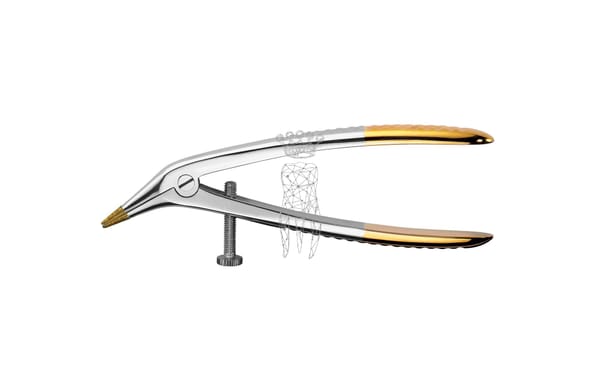 Teleskopkronenzange BÖHM 14.5cm diamantierte Spitzen
