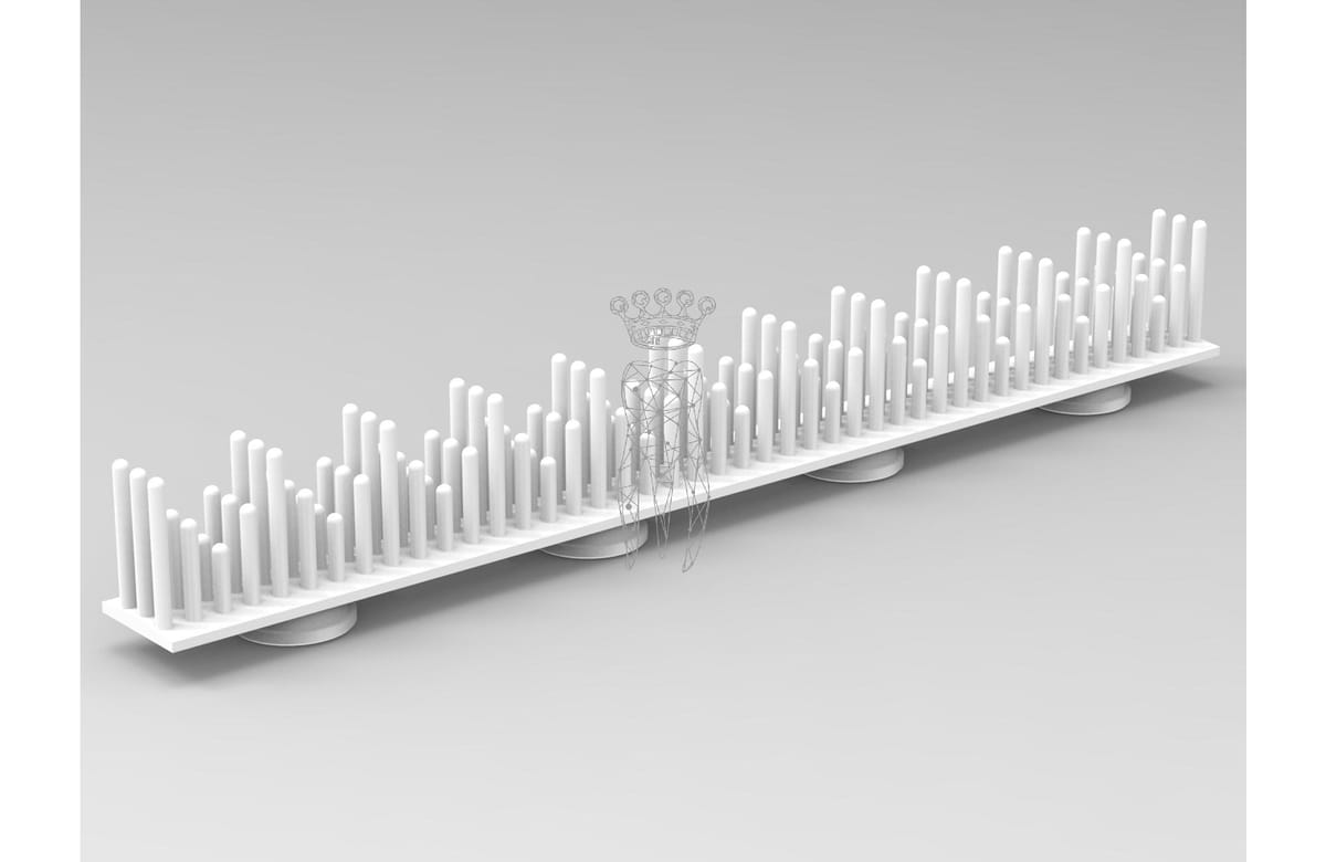 Silikon-Steg Auflage universal für Tray 3030 – Carl Martin, Sonstiges Abformzubehör