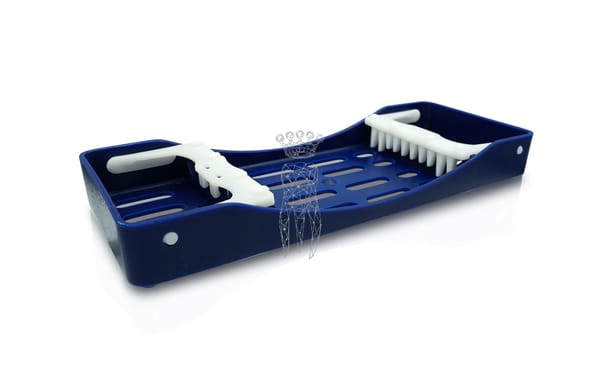 SteriWashTray blau 5 Instrumente 208 x 82 x 26mm