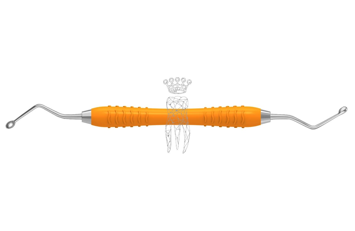 Scharfer Löffel Hemingway oval 3.5/5.5mm Colori-Silicon – Carl Martin, Einmalabdrucklöffel