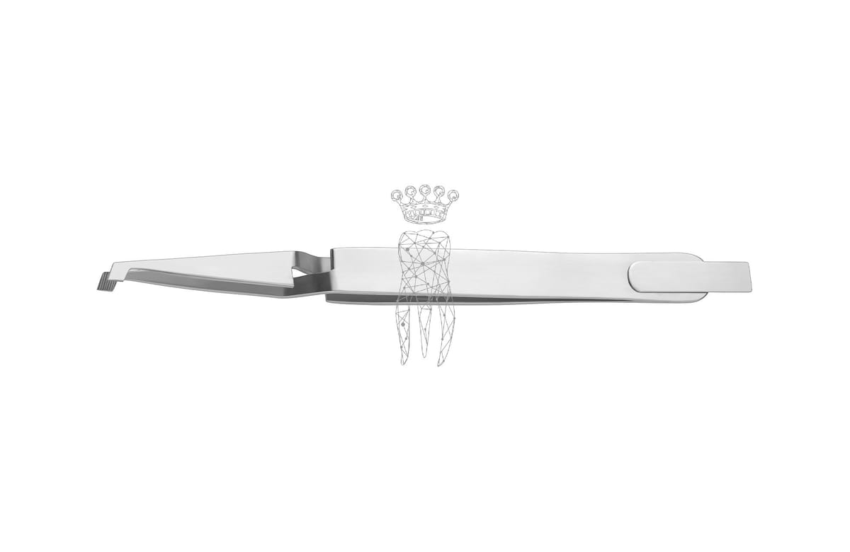 Bracket Platzierpinzette m. langer Setz- und Angulierungshilfe – Carl Martin, Bonding Tweezers