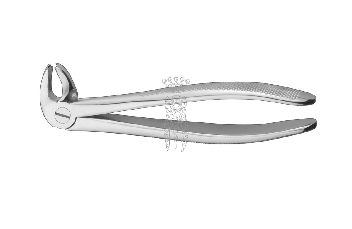 Zahnzange Haftprofil UK Molaren links + rechts – Carl Martin, Extraction Forceps Upper Jaw