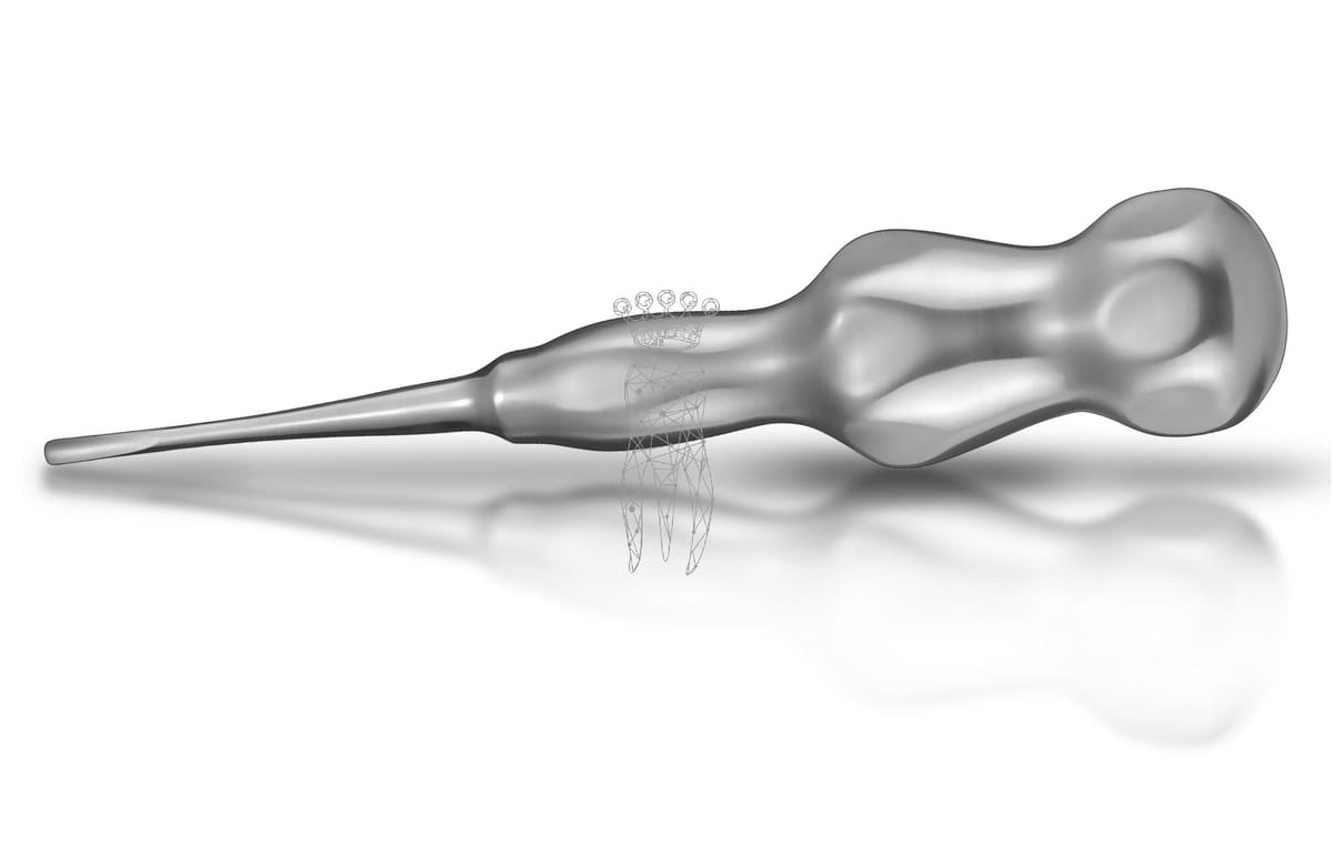 Luxationsinsinstrument Handform gerade 3.0mm – Carl Martin, Root Elevators