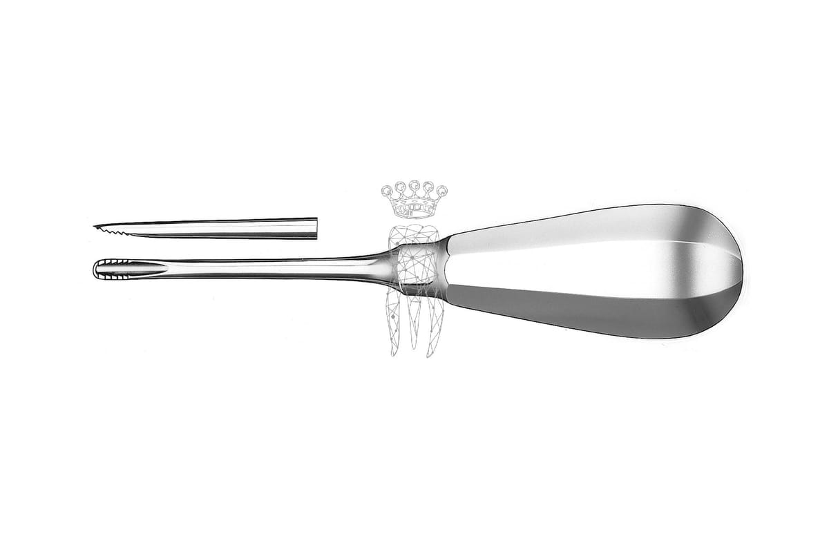 Wurzelheber Lindo/Levien 4.5mm mit feiner Zahnung – Carl Martin, Root Elevators