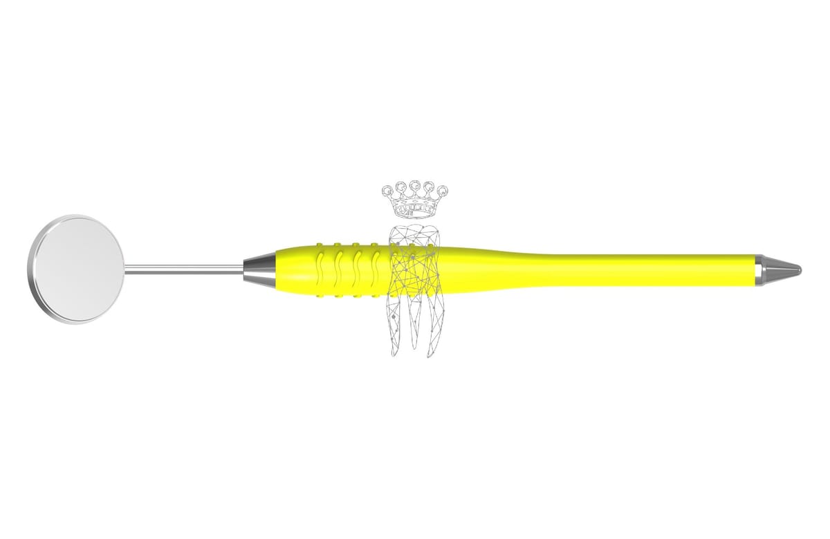 Mundspiegelgriff 12cm cone socket Colori-Silicon – Carl Martin, Mundspiegel und Zubehör