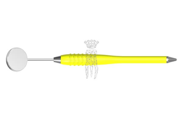 Mundspiegelgriff 12cm cone socket Colori-Silicon