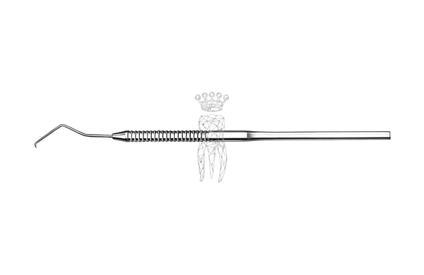 Zahnsonde Häkchen Rundgriff
