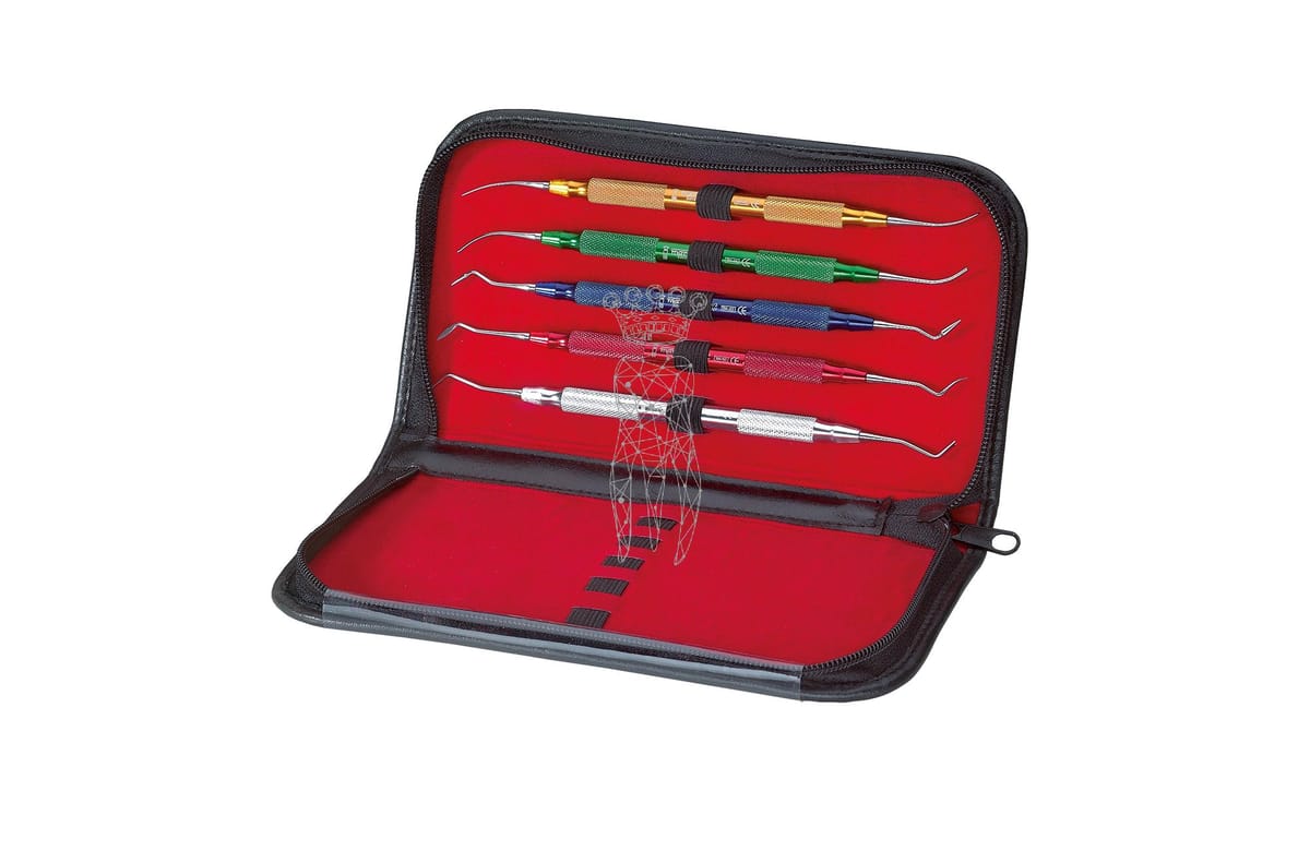 PK-Thomas Color Satz Nr. 1-5 im ETUI 3003 – Carl Martin, Modellierinstrumente