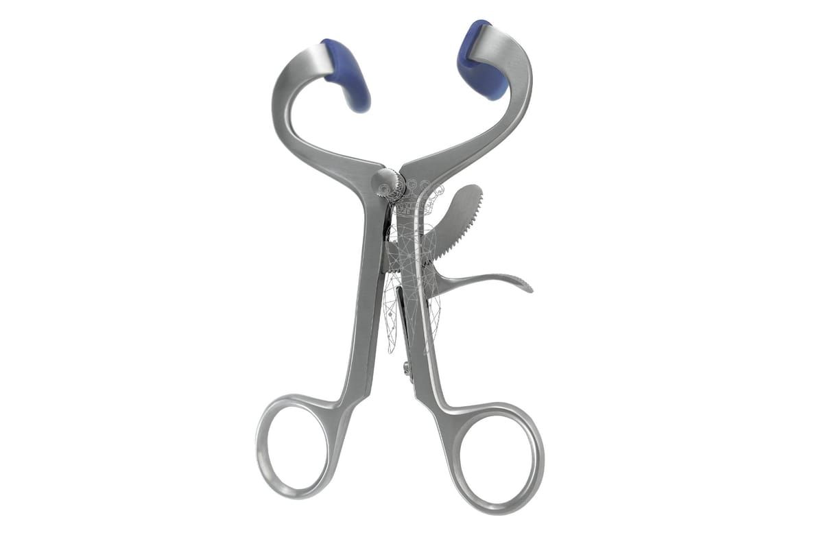 Mundsperrer Doyen-Molt 14cm – Carl Martin, Wangenhalter - Wundhaken