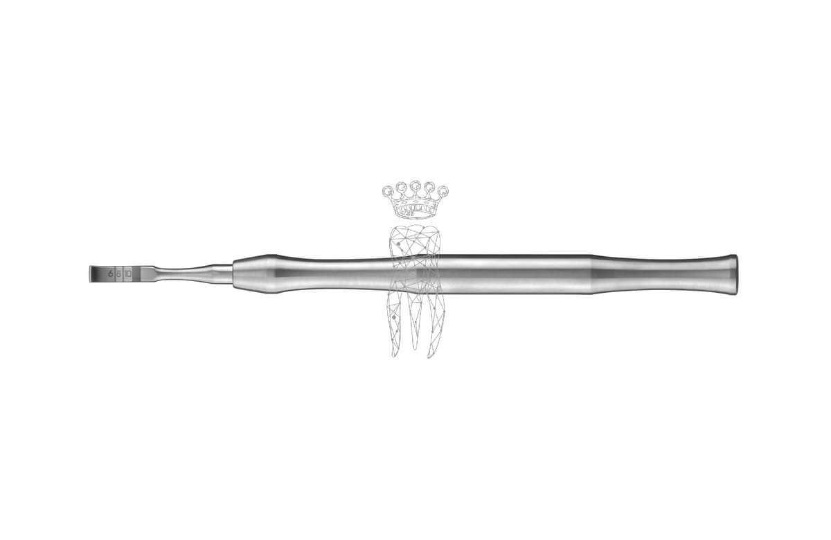 OSTEOTOM gebogen 3mm Knochenmeißel 3.0mm – Carl Martin, Other Surgical Instruments