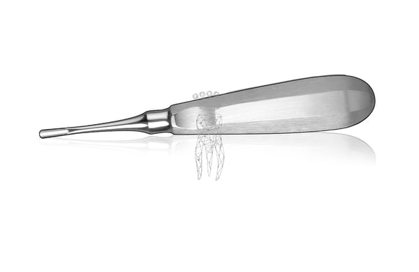Luxationsinsinstrument gebogen 4.0mm