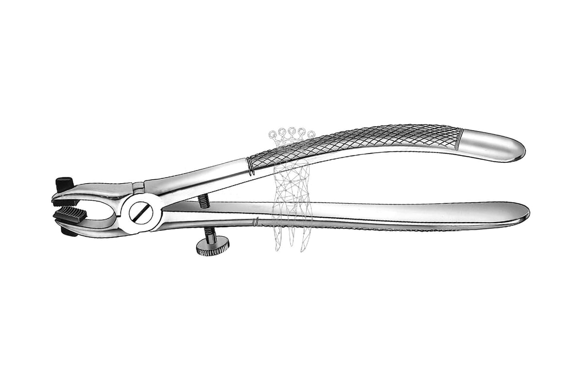 Kronenabnehmezange Oberkiefer – Carl Martin, Extraction Forceps Upper Jaw