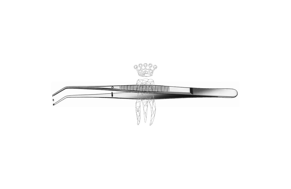Chir.Pinzette Semken 15cm geb. – Carl Martin, Surgical Tweezers