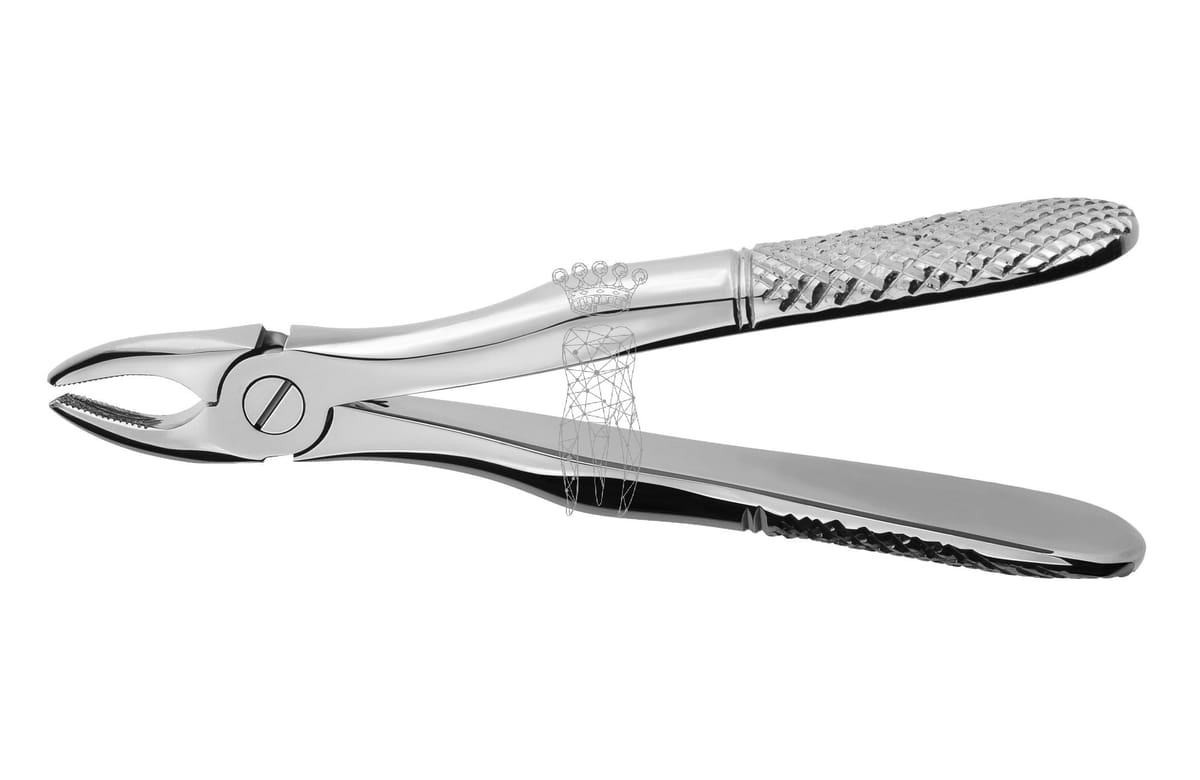 Kinderzahnzange Haftprofil ohne Feder OK Eckzähne – Carl Martin, Pediatric Extraction Forceps