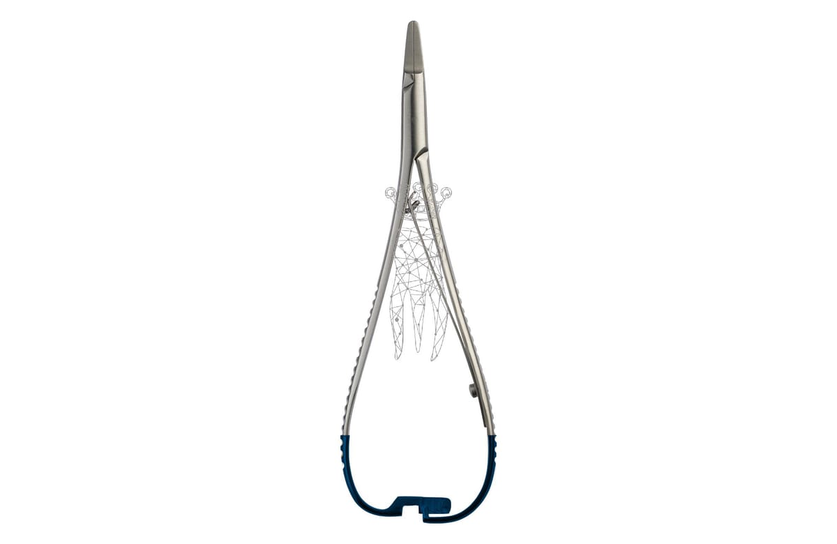 Nadelhalter Lichtenberg SLIM 14cm RH RH-Beschichtung – Carl Martin, Accessories for Suture Materials