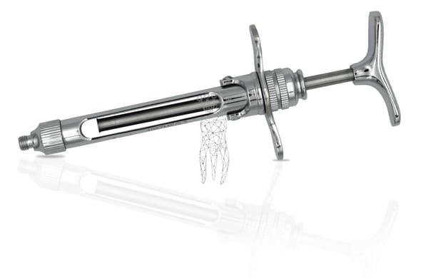 Zylinderampullenspritze 2.2ml metrisches Gewinde-ohne Selbstaspiration