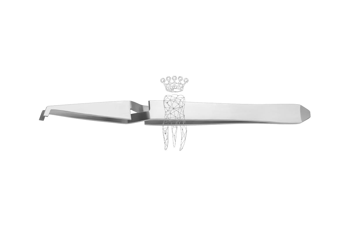 Bracket Platzierpinzette fein Trapezende zum Angulieren – Carl Martin, Bonding Tweezers