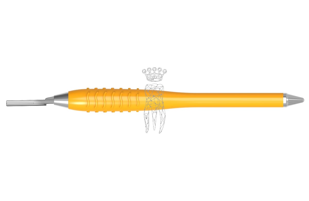Skalpellklingenhalter für Klingen 10,11, 12,12D,15,15C - Colori-Silicon – Carl Martin, Skalpelle und Zubehör