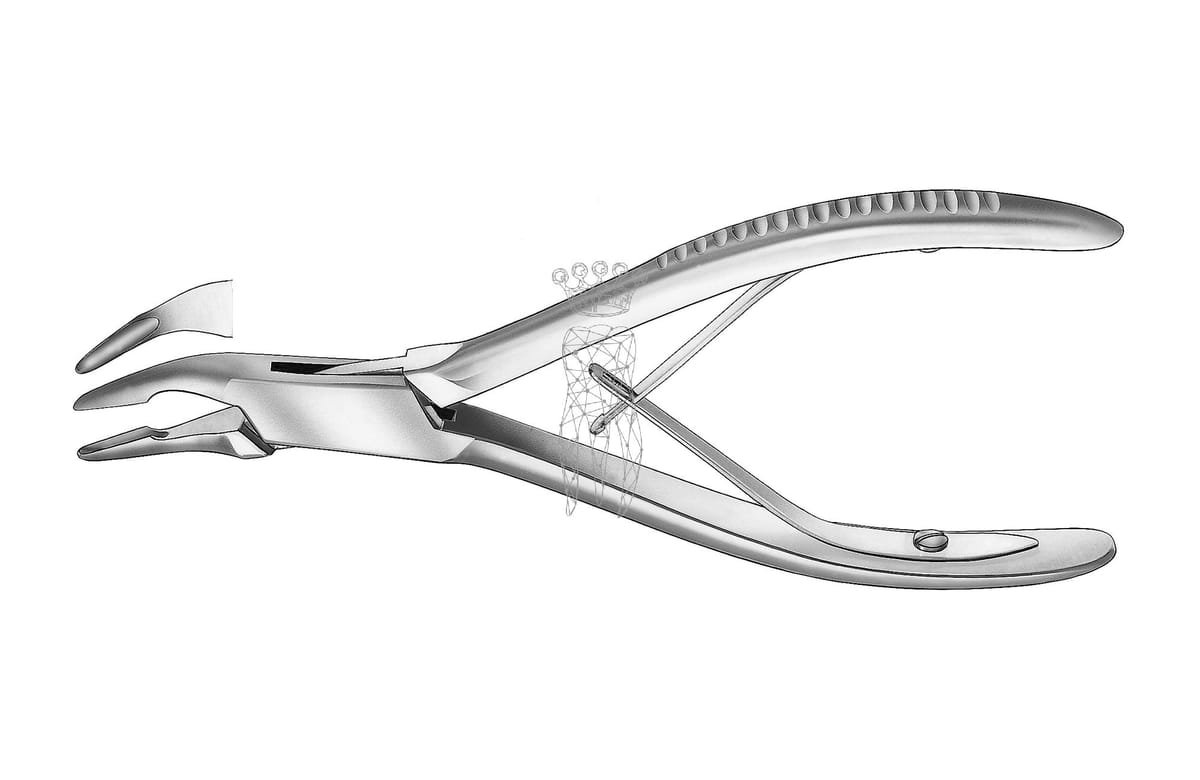 Hohlmeisselzange Blumenthal 30 – Carl Martin, Surgical Tweezers