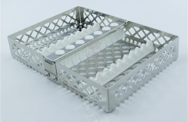 Steri-Wash-Tray 190x140x34mm 10 Instrumente - Silikone weiß