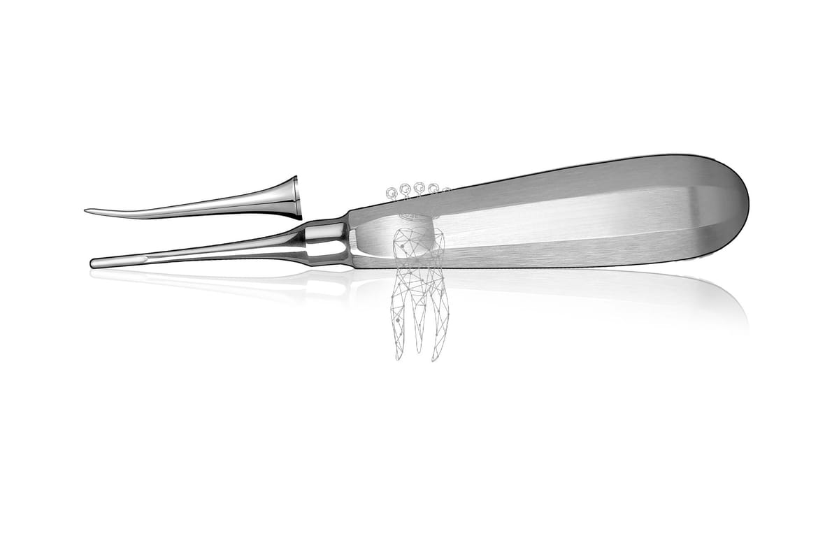 Luxationsinsinstrument gebogen 2.5mm – Carl Martin, Wurzelheber