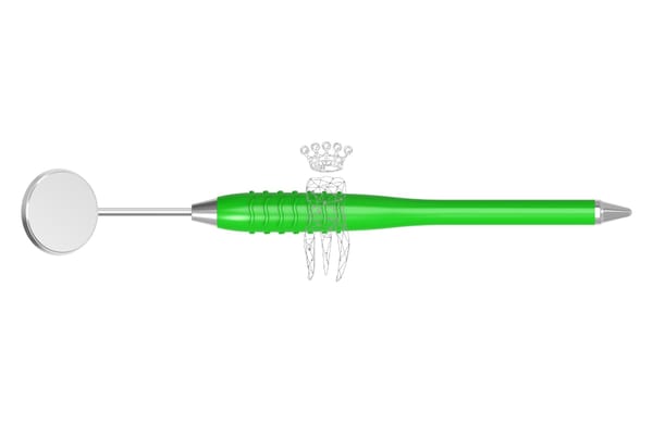 Mundspiegelgriff 12cm cone socket Colori-Silicon