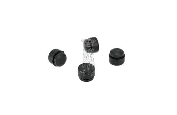 Silikon Füße für Trays 3029 Ø 8.5mm - 4 Stück - schwarz