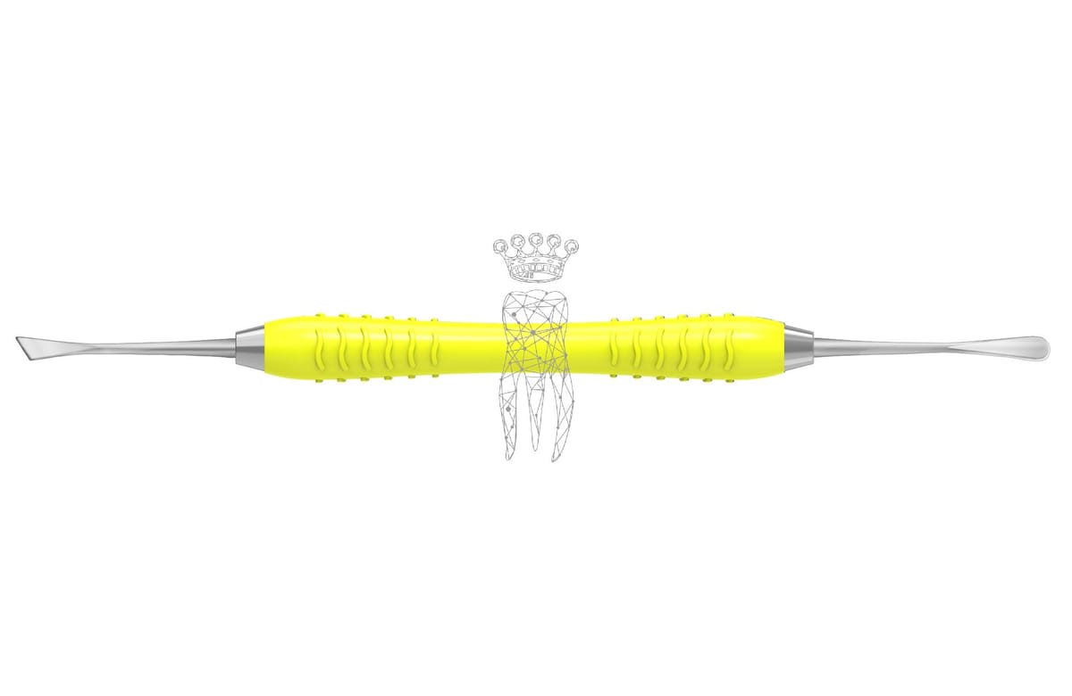 Raspatorium GLICKMAN Colori-Silicon Klinge 4.0mm / Raspa: 4.0mm – Carl Martin, Raspatorien - Elevatorien