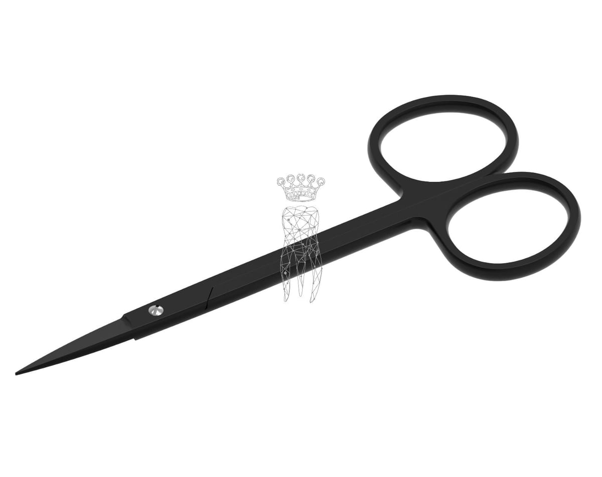 Zahnfleischschere BlackPlasma ger. 12cm mit grossen Ringen – Carl Martin, Gingivectomy Knives - Gum Scissors