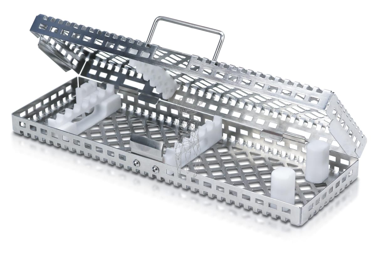 Steri-Wash-Tray 88x273x34mm CONT incl. Silikone/PTFE – Carl Martin, Trays, Sterilcontainer und Zubehör