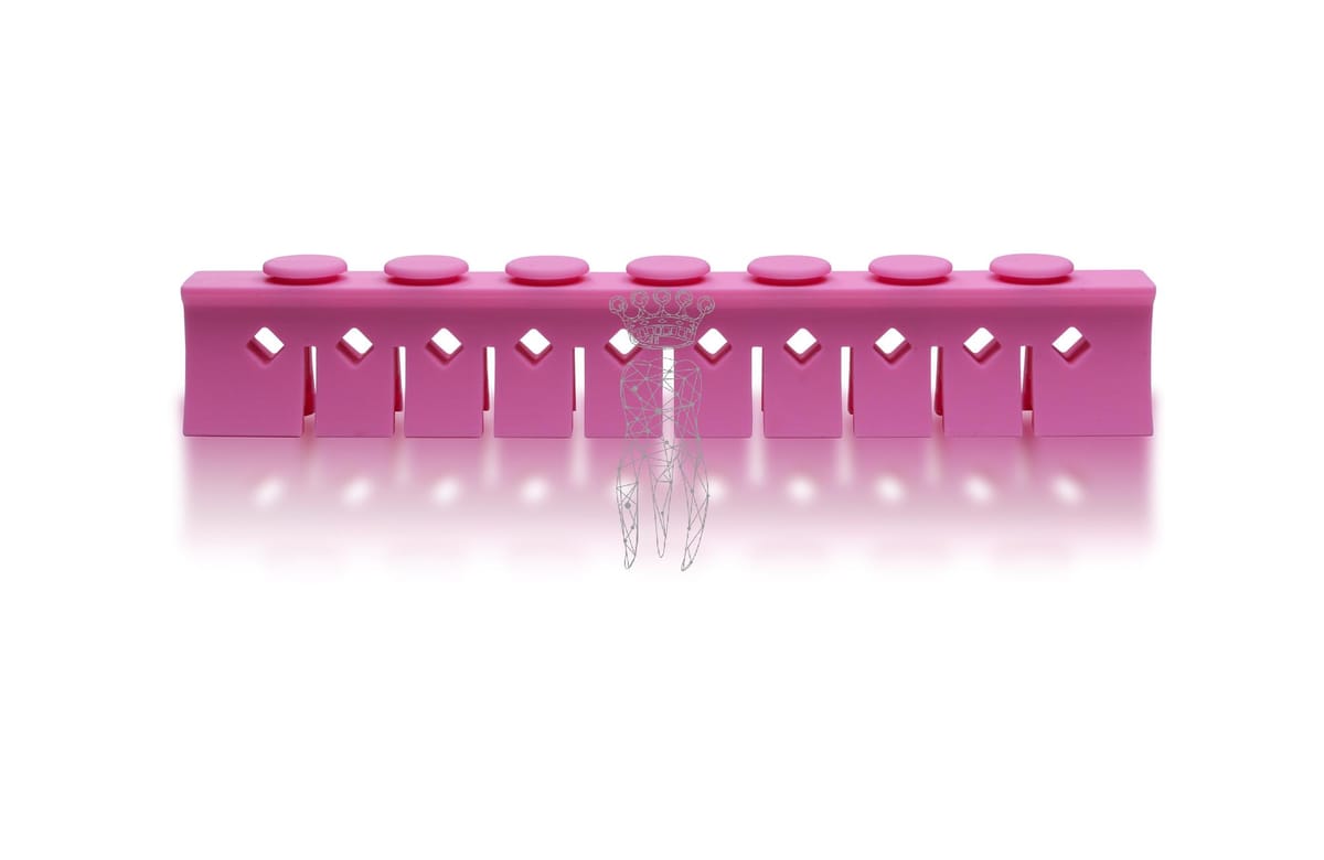 Silikon Niederhalter 3029-L + M 10 Instrumente - pink – Carl Martin, Drawer Inserts