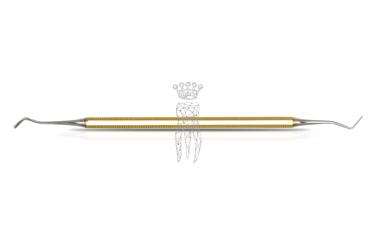 Spatel Universal ASH 2.0/2.5mm -0,40mm Compositinstrument PolyFill GOLD – Carl Martin, Composite Instruments