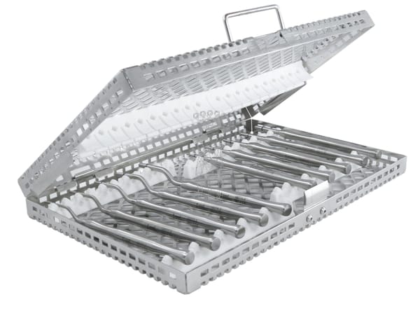 OSTEOTOM-SET Knochenspreizer / Condenser im Steri-Wash-Tray 3029-L-WE
